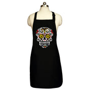 Bronze Baboon wholesale "Color Me-Red" Long Men's Day of the Dead Apron