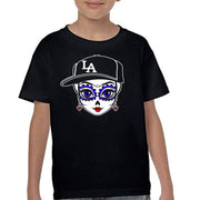 Bronze Baboon Wholesale "LA Friducha Playball" Kid's T-shirts