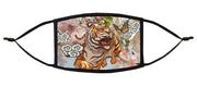 Tiger and Butterfly Adjustable Face Mask