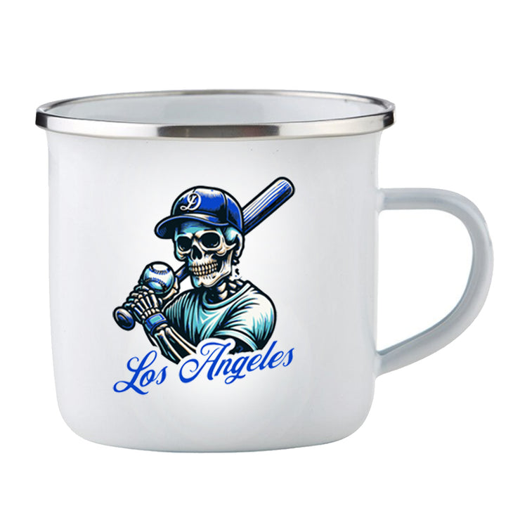 "Los Angeles Baseball" 12 oz. Enamel Camping Cup