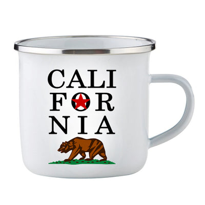 California Golden Bear Enamel Camping Cup