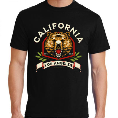 California Los Angeles Bear Souvenir T-shirt