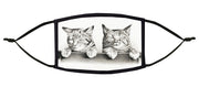 Two Cats Adjustable Face Mask