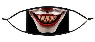 Creepy Clown Adjustable Face Mask
