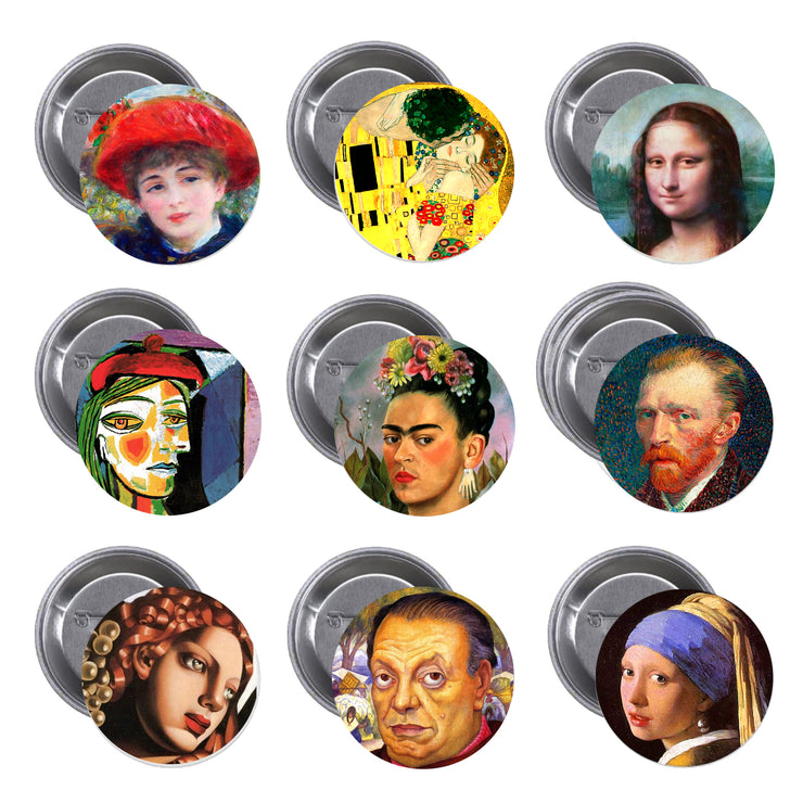 Bronze Baboon wholesale Famous Artists Buttons