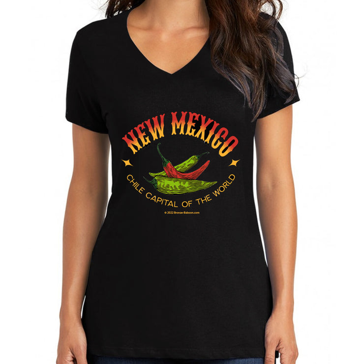 New Mexico Chile Capitol V-Neck