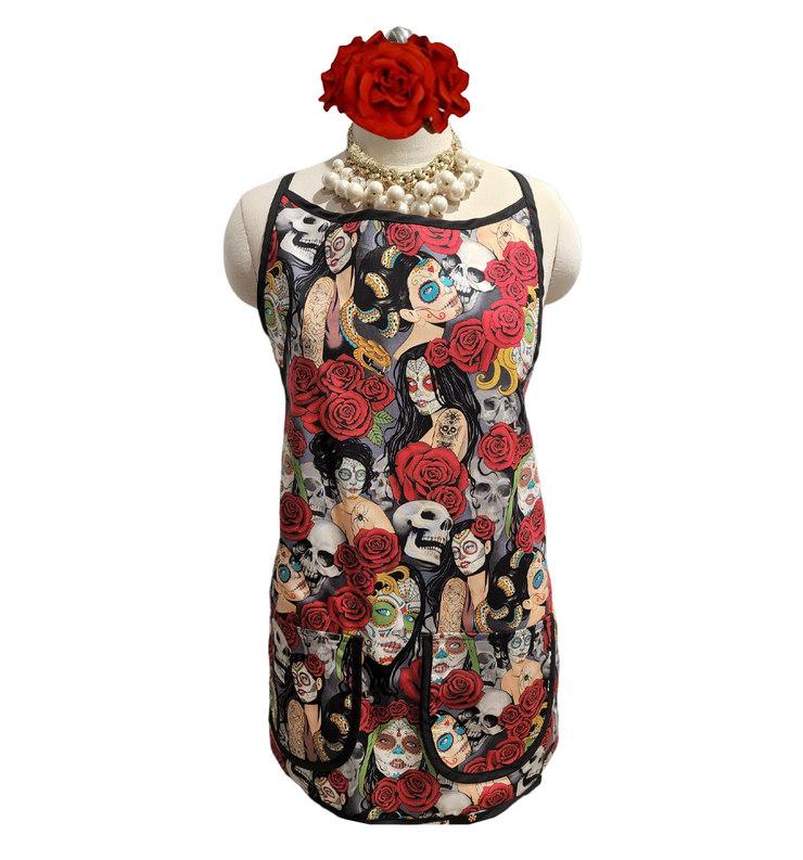 Nocturna Day of the Dead Apron