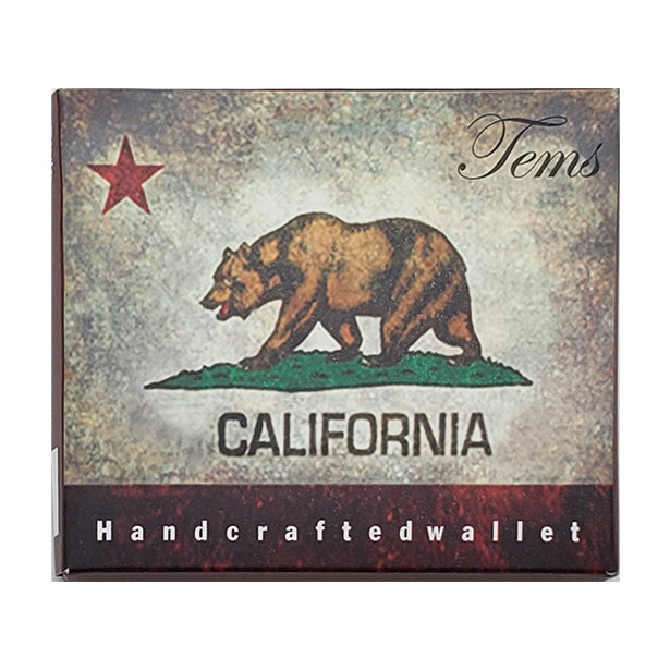 Wholesale by Bronze Baboon: California Bear Flag Wallet Gift Box
