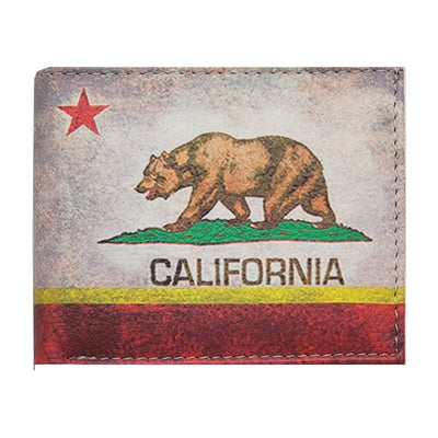 Wholesale by Bronze Baboon: California Bear Flag Wallet