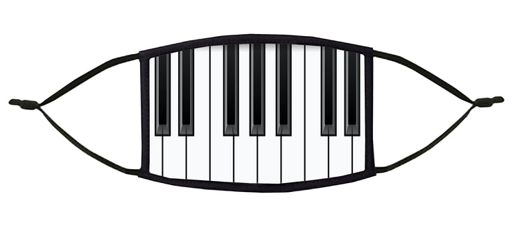 Piano Keys Adjustable Face Mask