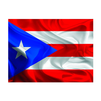 Bronze Baboon wholesale "Puerto Rico Flag" 2.5” x 3.5” Magnet