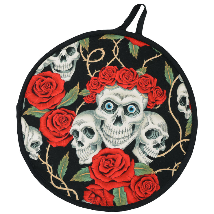 Wholesale by Bronze Baboon “Rose Tattoo-Black“ Tortilla Warmers