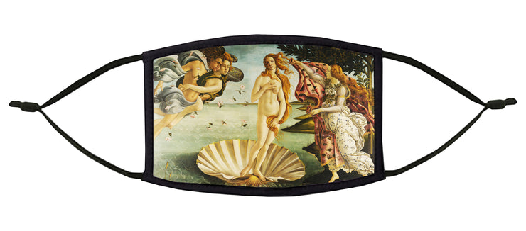 The Birth of Venus Adjustable Face Mask (Botticelli)