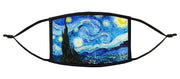 The Starry Night Adjustable Face Mask (Van Gogh)