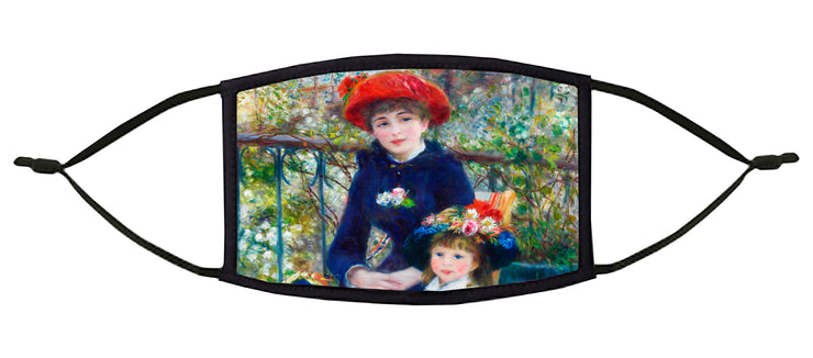 Two Sisters Adjustable Face Mask (Renoir)