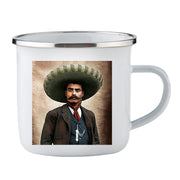 Emilio Zapata Portrait / Enamel Cup